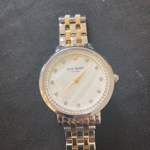 Kate Spade Two Tone Stainless Steel/Diamond Fashion Watch